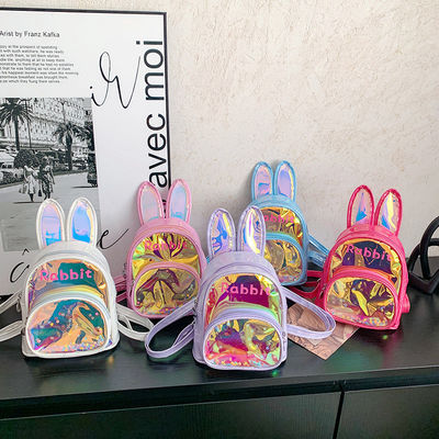 Logo personalizzato accettato 3D Coniglio Bambini zaino scolastico borsa da letto borsa da ragazza carina borsa
