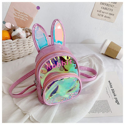 Logo personalizzato accettato 3D Coniglio Bambini zaino scolastico borsa da letto borsa da ragazza carina borsa