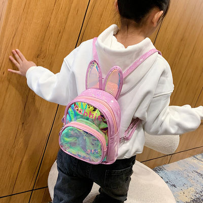 Logo personalizzato accettato 3D Coniglio Bambini zaino scolastico borsa da letto borsa da ragazza carina borsa