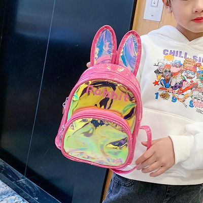 Logo personalizzato accettato 3D Coniglio Bambini zaino scolastico borsa da letto borsa da ragazza carina borsa