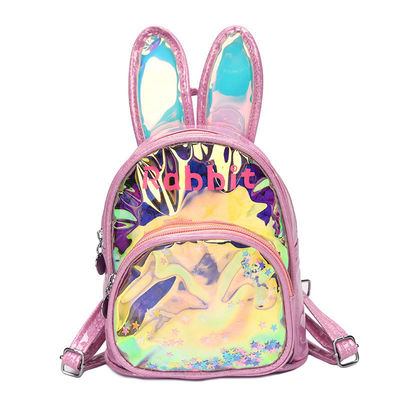 Logo personalizzato accettato 3D Coniglio Bambini zaino scolastico borsa da letto borsa da ragazza carina borsa