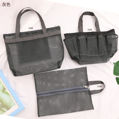 Tote Mesh Makeup Viaggi Storage Bag Wash Large Capacity Portable Multi-Pocket Beach Bag Bag da bagno