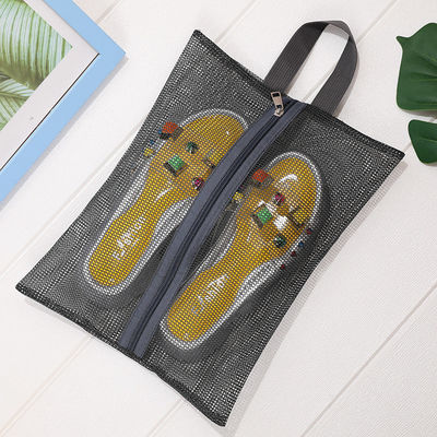 Tote Mesh Makeup Viaggi Storage Bag Wash Large Capacity Portable Multi-Pocket Beach Bag Bag da bagno