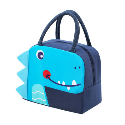 Carino stile cartone animato consegna di cibo termico borsa frigorifero isolato per bambini colore personalizzato