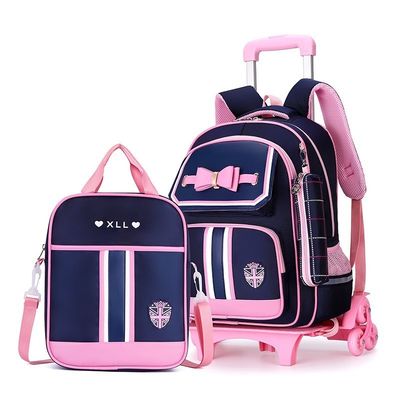 Logo personalizzato disegno di animazione modello tipo carrello borsa scolastica per bambini design unico