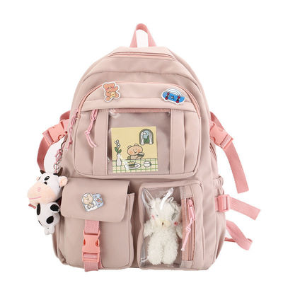 Zaino di colore coreano cinese borsa da scuola Kawai carina di lusso per la ragazzina del liceo