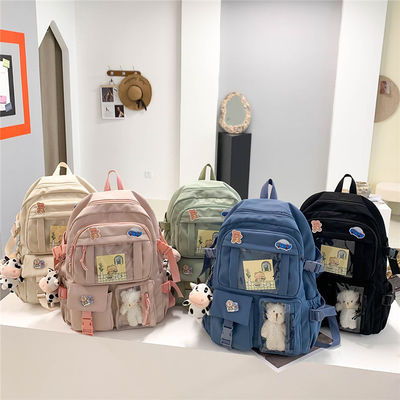 Zaino di colore coreano cinese borsa da scuola Kawai carina di lusso per la ragazzina del liceo