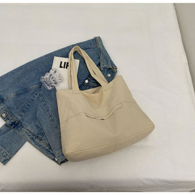 Grande capacità di lavoro Oxford Tote Shoulder Bag personalizzato chiusura aperta in nylon impermeabile