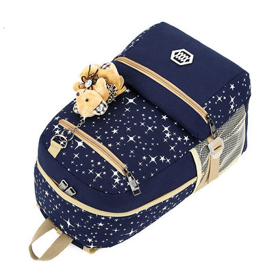 Zaino scolastico per bambini Zaino set di 3 per viaggi di svago con design resistente all'acqua
