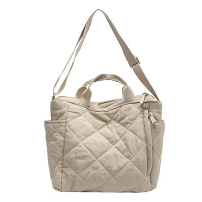 Leggero Nylon Custom Logo Donna Borsa gonfia Borsa Quilted Borsa Tote Borsa Single Shoulder