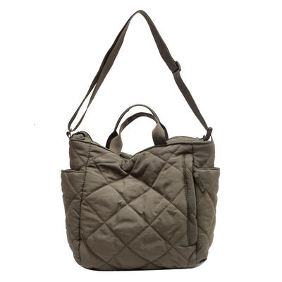 Leggero Nylon Custom Logo Donna Borsa gonfia Borsa Quilted Borsa Tote Borsa Single Shoulder
