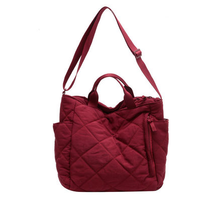 Leggero Nylon Custom Logo Donna Borsa gonfia Borsa Quilted Borsa Tote Borsa Single Shoulder