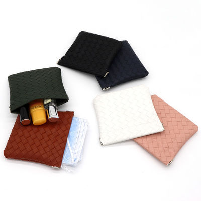 Borsa in pelle per spose da matrimonio su misura Borsa cosmetica in pelle per damigelle con modello solido