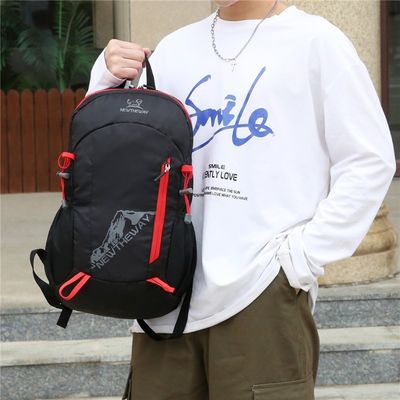 Logo personalizzato Sacchetti da ginnastica per sport in nylon pieghevole leggero impermeabile zaino uscente
