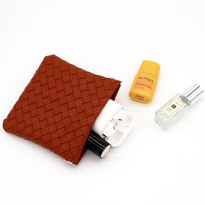 Borsa in pelle per spose da matrimonio su misura Borsa cosmetica in pelle per damigelle con modello solido