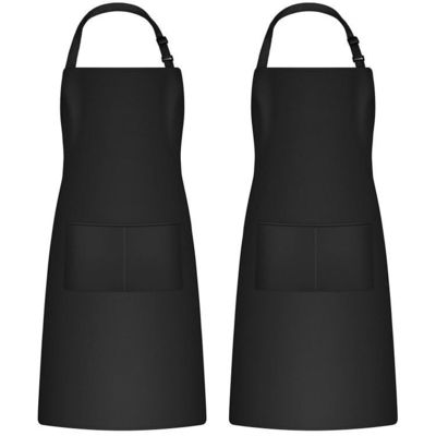 Tipo di tessuto uniforme Logo personalizzato impermeabile Chef Cucina grembiule per caffè Ristoranti Cucina