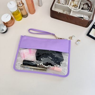Borsa di trucco colorata personalizzata per organizzare cosmetici e oggetti personali in massa