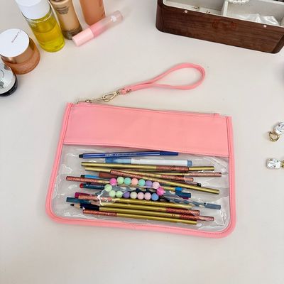 Borsa di trucco colorata personalizzata per organizzare cosmetici e oggetti personali in massa