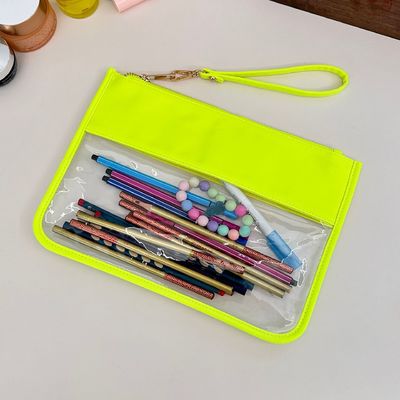 Borsa di trucco colorata personalizzata per organizzare cosmetici e oggetti personali in massa