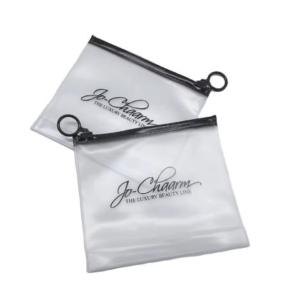 Borsa cosmetica in PVC trasparente con chiusura a cerniera