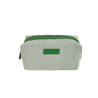 Mini borse cosmetiche Logo personalizzato Viaggi Borse di trucco pesanti di tela Borsa igienica per ragazze
