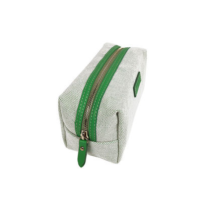 Mini borse cosmetiche Logo personalizzato Viaggi Borse di trucco pesanti di tela Borsa igienica per ragazze