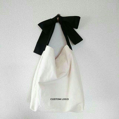 Poliestere rivestimento Eco-friendly riciclata Black Handle Custom Logo stampato shopping Tote Bag