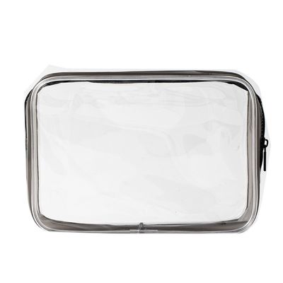 Materiale PVC Cosmetici Comodità Casella organizzatrice di trucco trasparente per viaggi delle donne