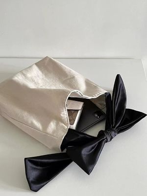 Poliestere rivestimento Eco-friendly riciclata Black Handle Custom Logo stampato shopping Tote Bag