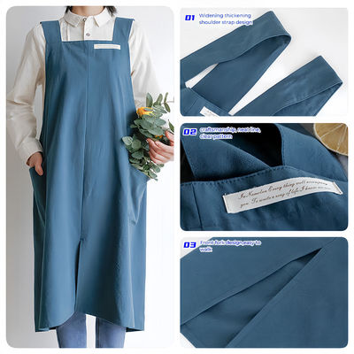 Acquisti per logo personalizzato Cucina Chef Cucina Caffè Ristoranti Cross Back Cotone grembiule