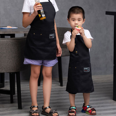 Logo personalizzato Bambini grembiule da cucina e cappello da cuoco Set per bambini Stampa digitale OEM / ODM accettato