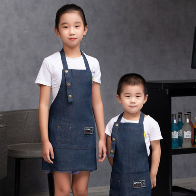 Logo personalizzato Bambini grembiule da cucina e cappello da cuoco Set per bambini Stampa digitale OEM / ODM accettato