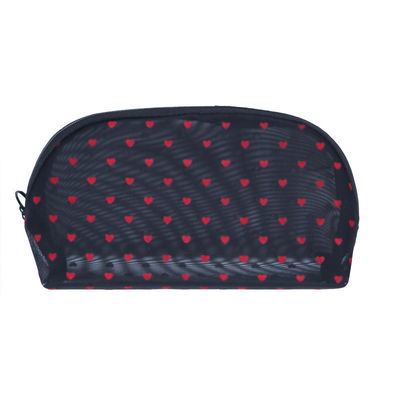 Love Mesh Cosmetic Bag Grande capacità e logo personalizzato per un accesso senza sforzo ai cosmetici