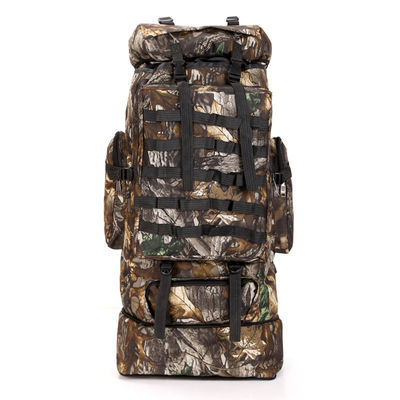 Acceptabile OEM/ODM Modello di mimetizzazione 100L Borsa da alpinismo per attività all'aperto