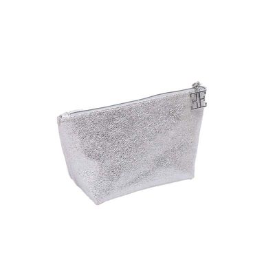 Borse cosmetiche con logo personalizzato di alto valore Borsa di trucco in PU portatile multifunzionale con cerniera