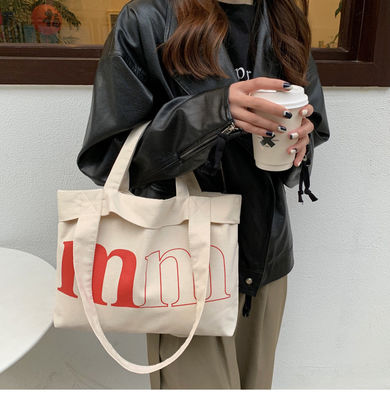 Logo personalizzato Borsa da Lettera Casual Canvas per la Primavera Summer Green Shoulder Bag