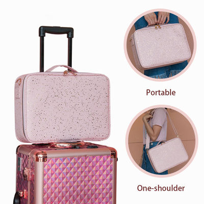 Borsa cosmetica a modello solido per colore personalizzato Borsa portatile per spalla