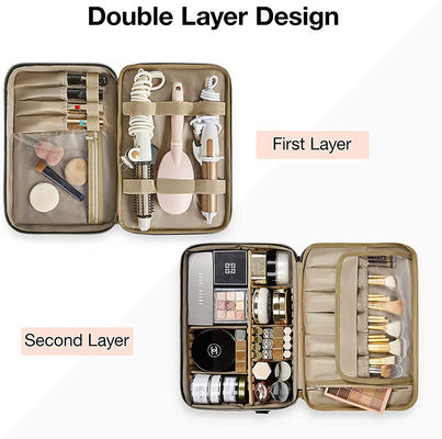 Personalizzazione Acquaproof doppio strato donna cosmetici cura della pelle spazzola divisore borsa di moda