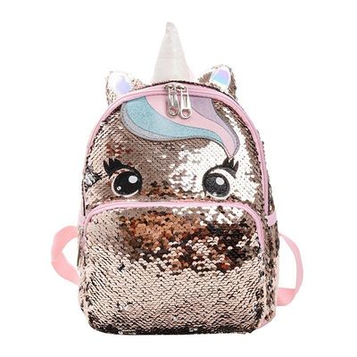 Logo personalizzato Rainbow Glitter Borse scolastiche per adolescenti Ragazze Nuovo stile alla moda