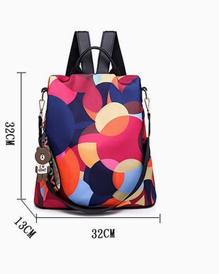 Cornice esterna Borsa da spalla femminile leggera impermeabile e antirrubo per viaggi