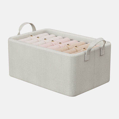 Organizzatore di sacchetti di stoccaggio impilabili di grande capacità per biancheria da letto e abbigliamento Stile moda