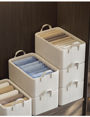 Organizzatore di sacchetti di stoccaggio impilabili di grande capacità per biancheria da letto e abbigliamento Stile moda