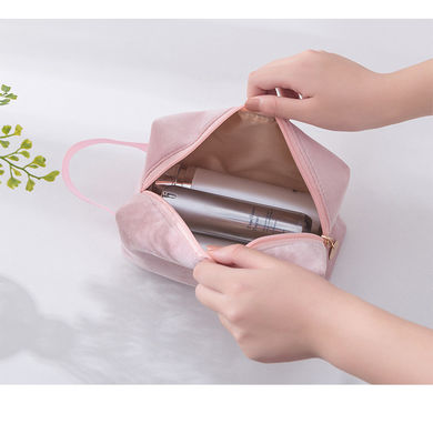 Sacchetto di velluto in stile soft-loop per trucco personalizzato e regali personalizzati per damigelle d'onore