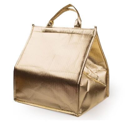 Logo personalizzato accettato Borsa frigorifero per pranzo isolato rigido con foglio di alluminio Eco-friendly