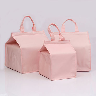 Logo personalizzato accettato Borsa frigorifero per pranzo isolato rigido con foglio di alluminio Eco-friendly