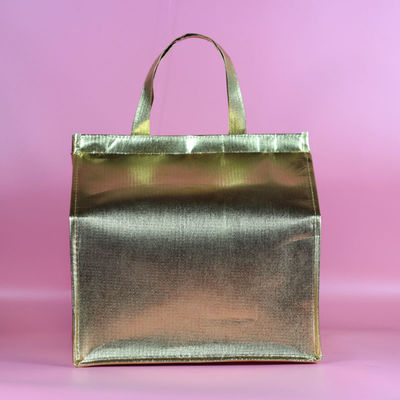 Logo personalizzato accettato Borsa frigorifero per pranzo isolato rigido con foglio di alluminio Eco-friendly