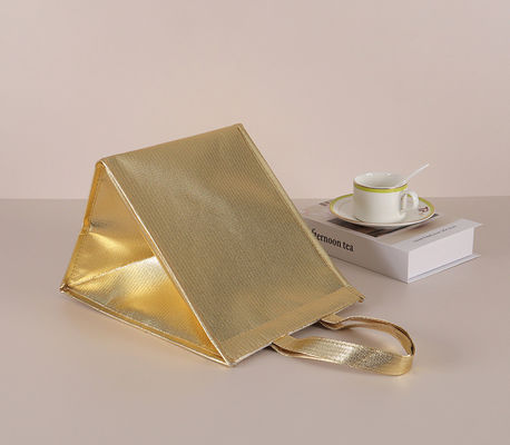 Logo personalizzato accettato Borsa frigorifero per pranzo isolato rigido con foglio di alluminio Eco-friendly