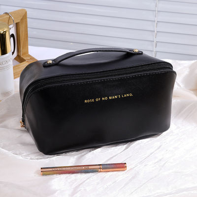 Canvas Cosmetic Bag Acqueproof Moda Viaggi Storage Donna Makeup Case con cerniera