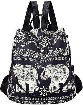 Borsa da zaino da tasca per donne Oxford Borsa da zaino a quadri per la scuola di viaggio anti-furto