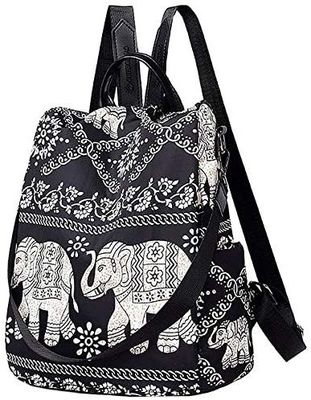 Borsa da zaino da tasca per donne Oxford Borsa da zaino a quadri per la scuola di viaggio anti-furto